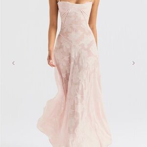House of CB Blush Strapless Gown
